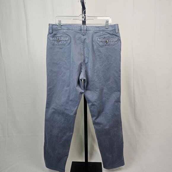 Jeckerson Italy Blue Trouser Mens Size 33 Unique Stitch Panel Design Casual Pant - Picture 2 of 3